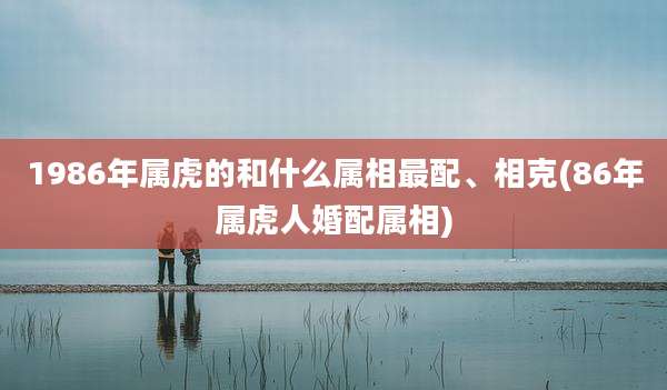 1986年属虎的和什么属相最配、相克(86年属虎人婚配属相)