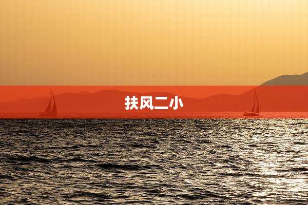 扶风二小