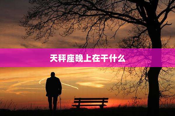 天秤座晚上在干什么