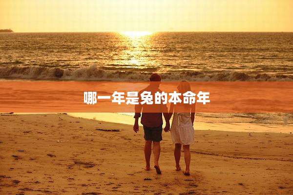 哪一年是兔的本命年