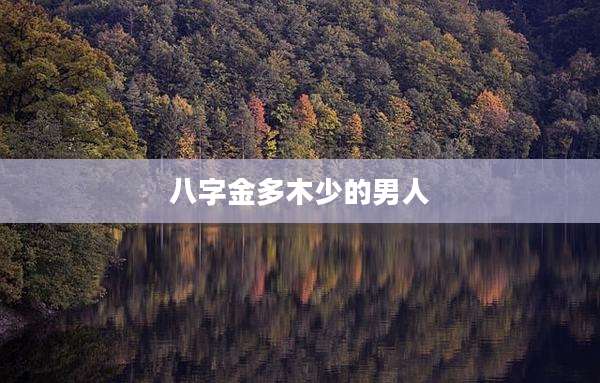 八字金多木少的男人
