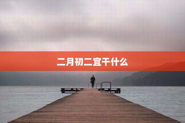 二月初二宜干什么