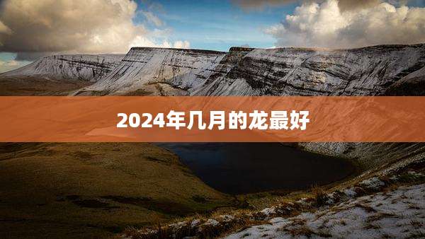 2024年几月的龙最好