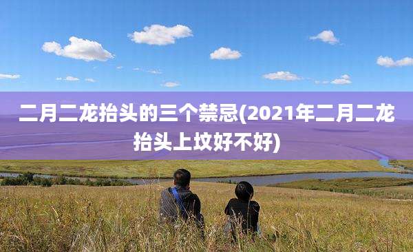二月二龙抬头的三个禁忌(2021年二月二龙抬头上坟好不好)