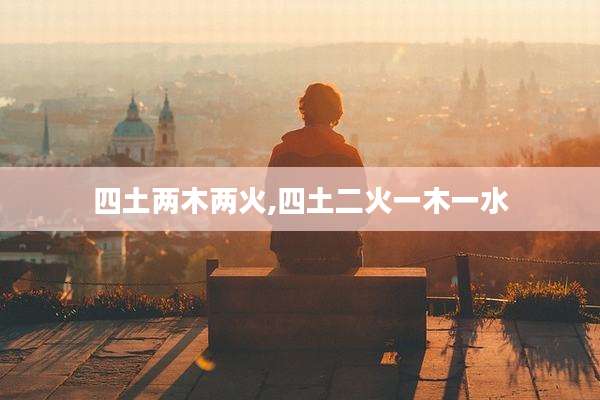 四土两木两火,四土二火一木一水
