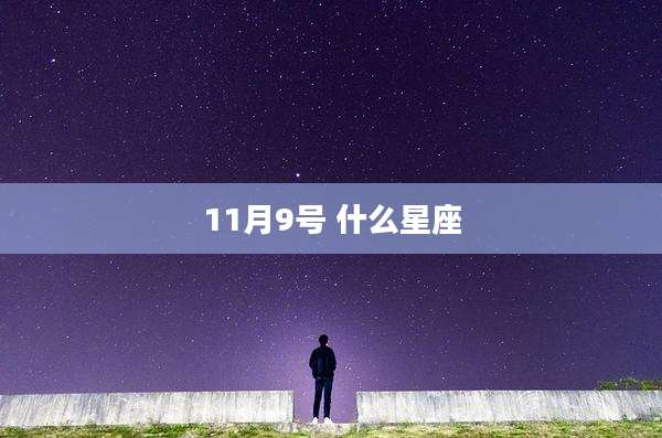 11月9号 什么星座