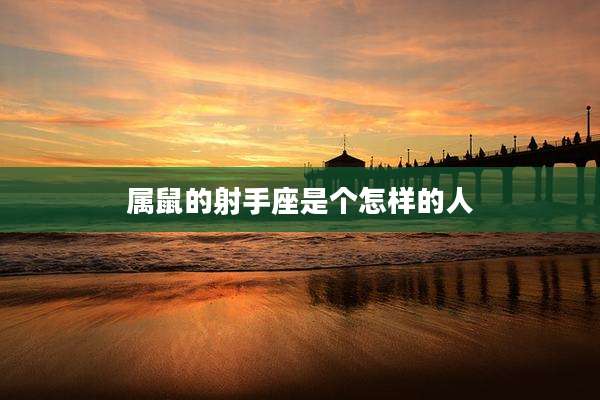 属鼠的射手座是个怎样的人