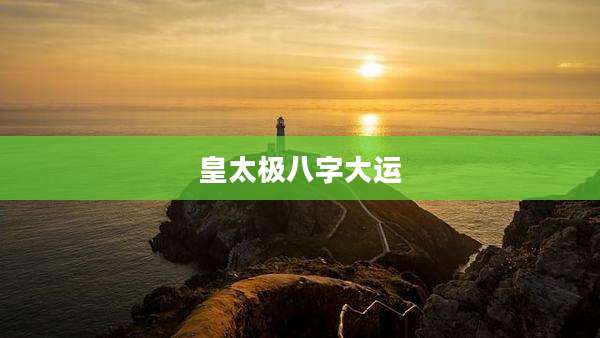 皇太极八字大运