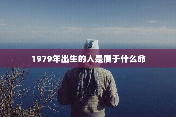 1979年出生的人是属于什么命