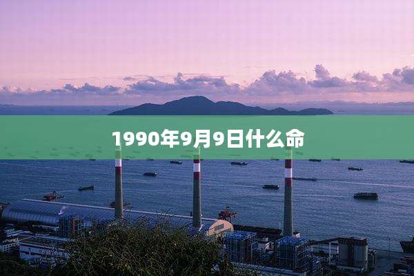 1990年9月9日什么命