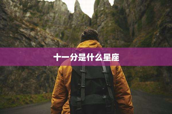 十一分是什么星座