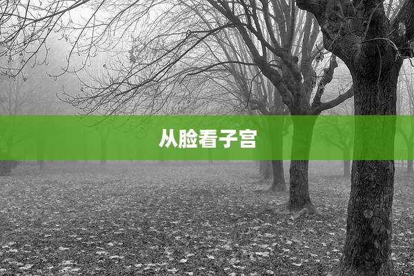 从脸看子宫