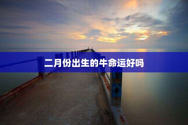 二月份出生的牛命运好吗