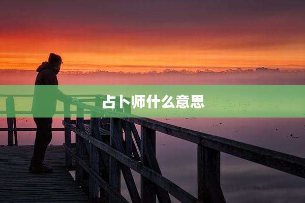 占卜师什么意思