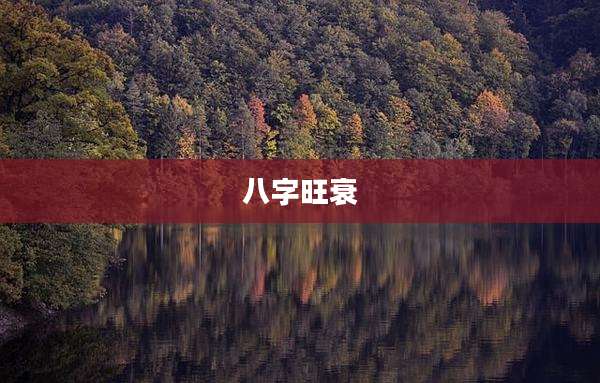 八字旺衰