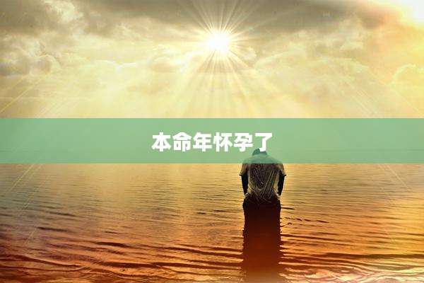 本命年怀孕了