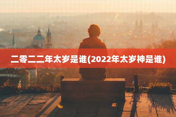 二零二二年太岁是谁(2022年太岁神是谁)