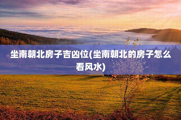 坐南朝北房子吉凶位(坐南朝北的房子怎么看风水)