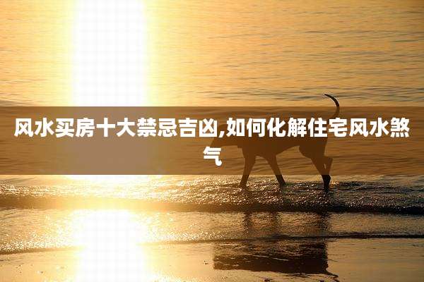 风水买房十大禁忌吉凶,如何化解住宅风水煞气