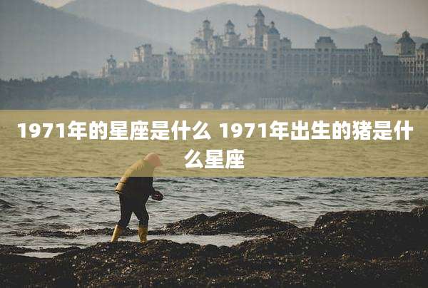 1971年的星座是什么 1971年出生的猪是什么星座