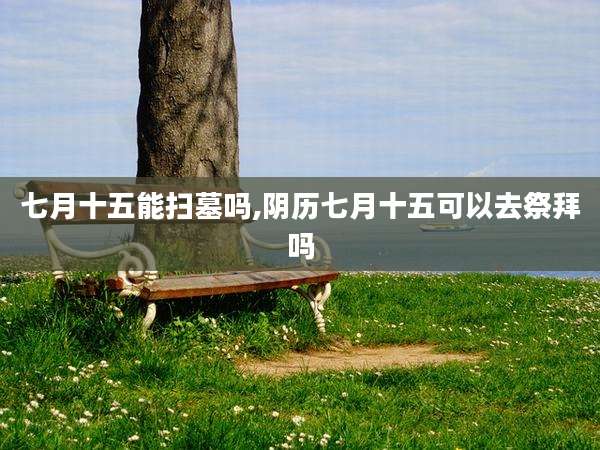 七月十五能扫墓吗,阴历七月十五可以去祭拜吗
