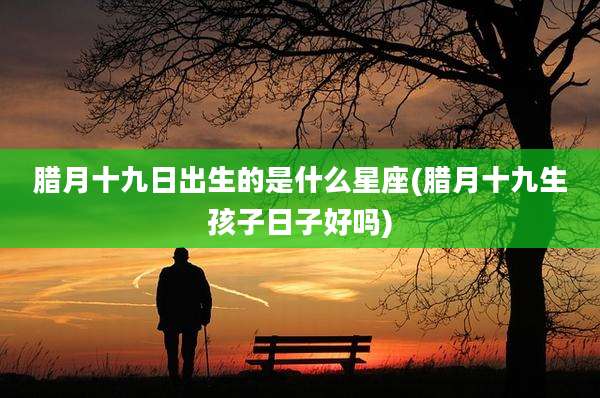 腊月十九日出生的是什么星座(腊月十九生孩子日子好吗)