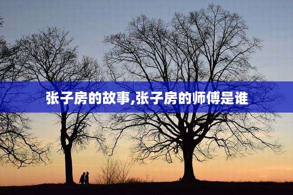 张子房的故事,张子房的师傅是谁