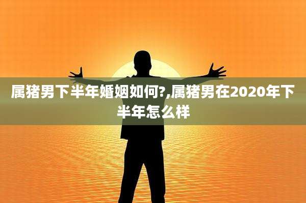 属猪男下半年婚姻如何?,属猪男在2020年下半年怎么样