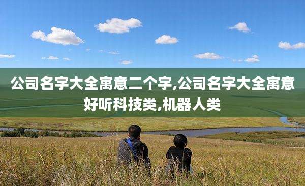 公司名字大全寓意二个字,公司名字大全寓意好听科技类,机器人类