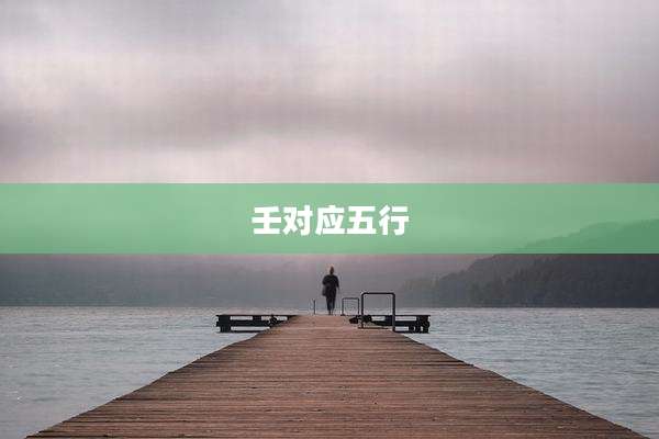 壬对应五行