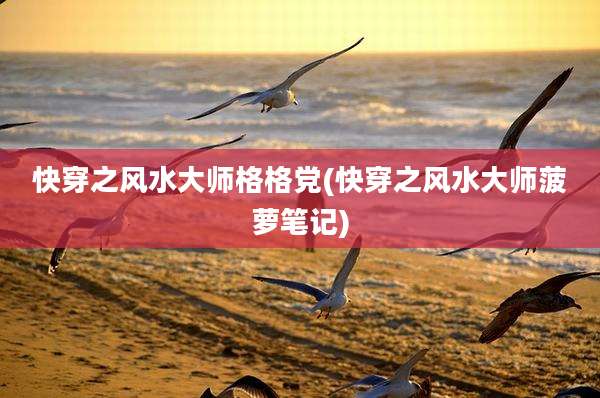 快穿之风水大师格格党(快穿之风水大师菠萝笔记)