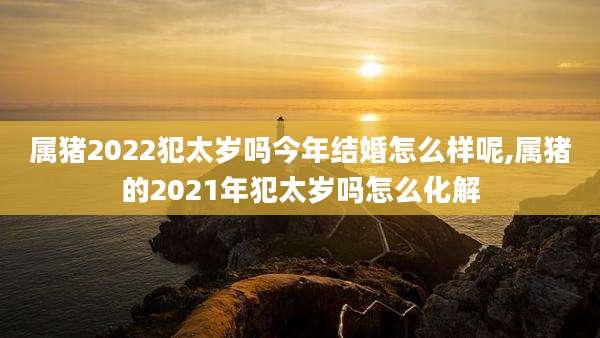 属猪2022犯太岁吗今年结婚怎么样呢,属猪的2021年犯太岁吗怎么化解