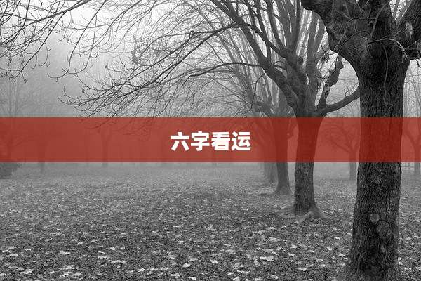六字看运