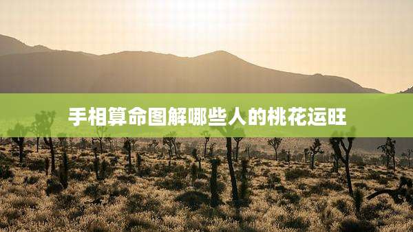 手相算命图解哪些人的桃花运旺