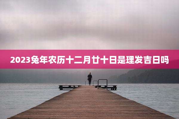 2023兔年农历十二月廿十日是理发吉日吗