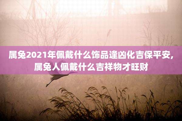 属兔2021年佩戴什么饰品逢凶化吉保平安,属兔人佩戴什么吉祥物才旺财