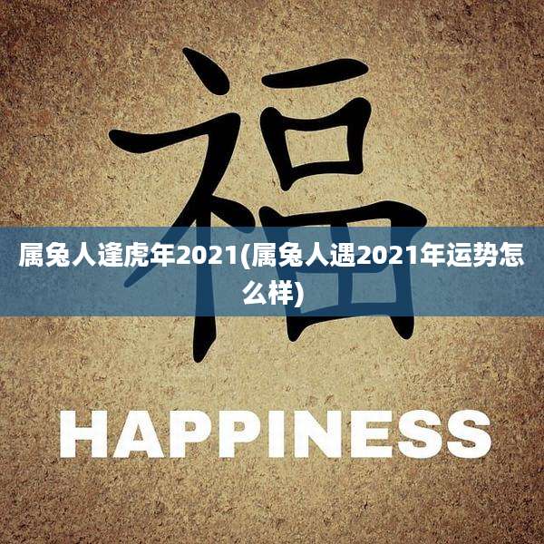 属兔人逢虎年2021(属兔人遇2021年运势怎么样)