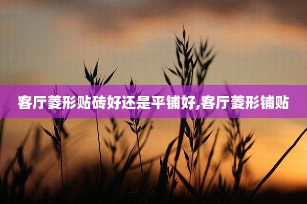 客厅菱形贴砖好还是平铺好,客厅菱形铺贴