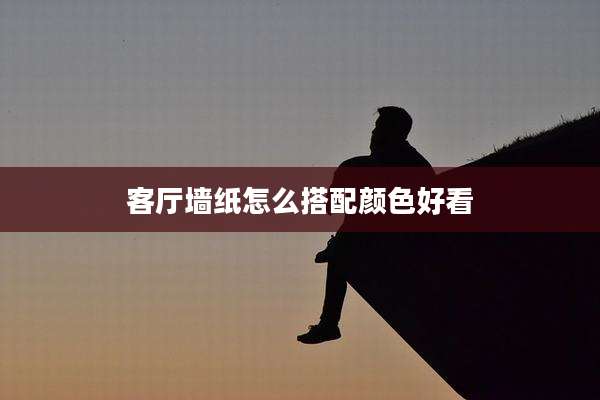 客厅墙纸怎么搭配颜色好看