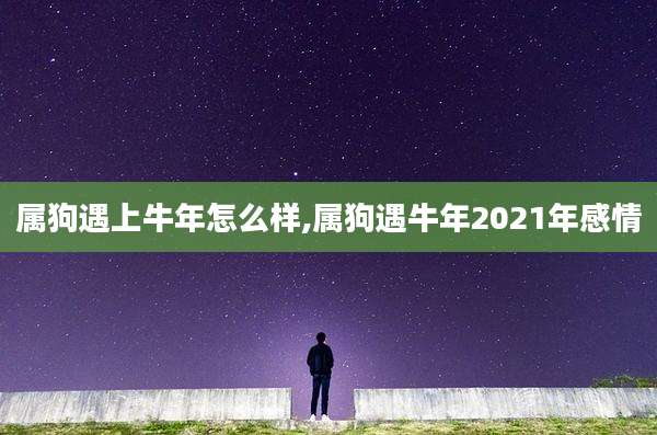 属狗遇上牛年怎么样,属狗遇牛年2021年感情