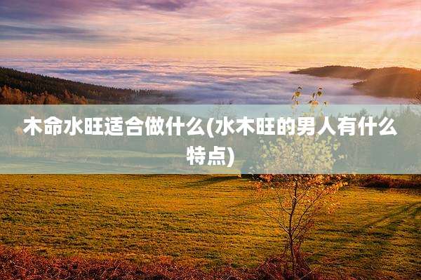 木命水旺适合做什么(水木旺的男人有什么特点)