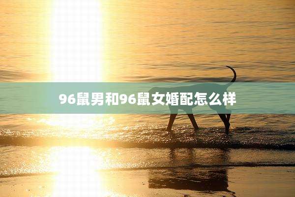 96鼠男和96鼠女婚配怎么样