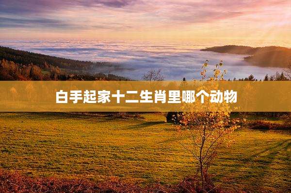 白手起家十二生肖里哪个动物