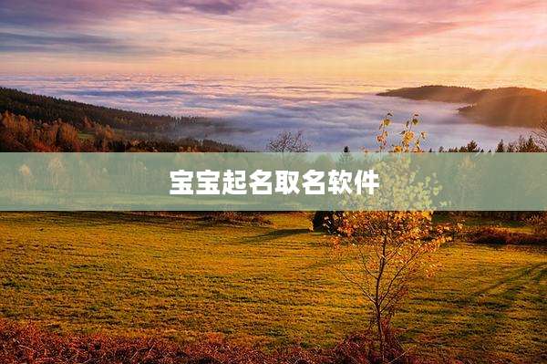 宝宝起名取名软件