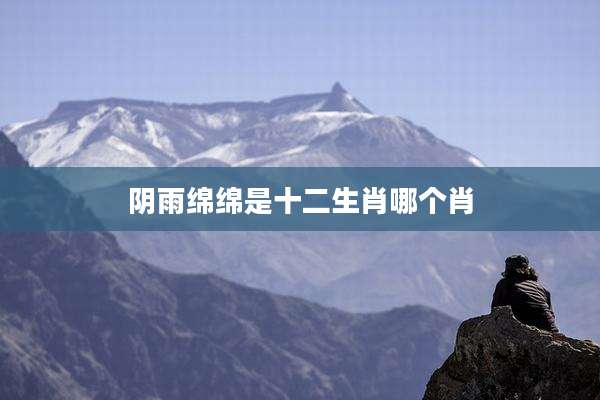 阴雨绵绵是十二生肖哪个肖