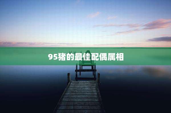 95猪的最佳配偶属相