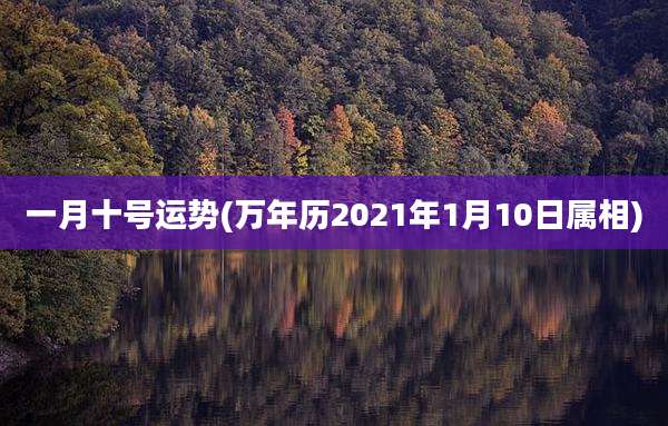 一月十号运势(万年历2021年1月10日属相)