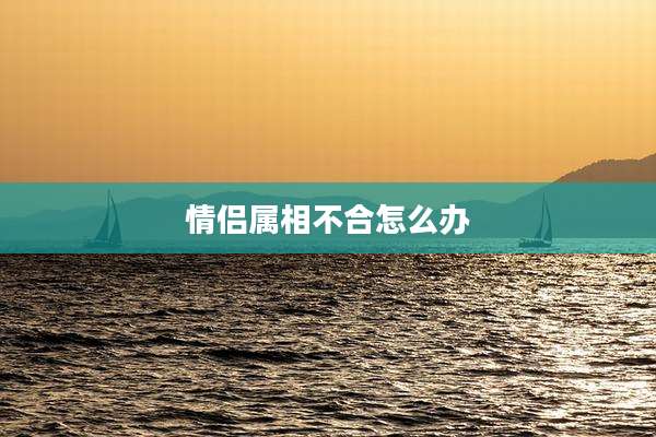 情侣属相不合怎么办