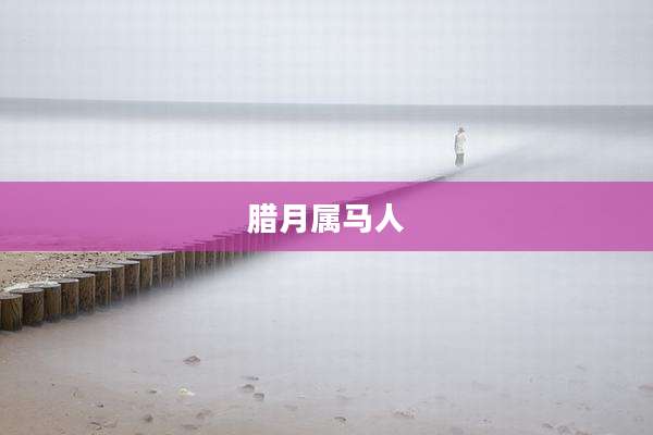 腊月属马人
