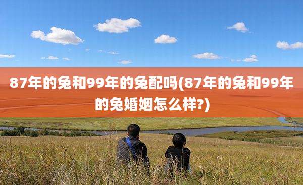 87年的兔和99年的兔配吗(87年的兔和99年的兔婚姻怎么样?)
